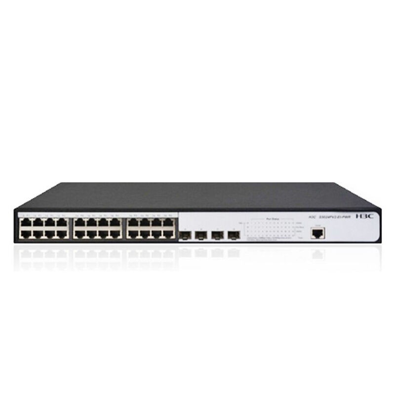 S5024PV3-EI-PWR, H3C S5024PV3 Switch, 24xGE PoE+ /4xSFP/AC 185W