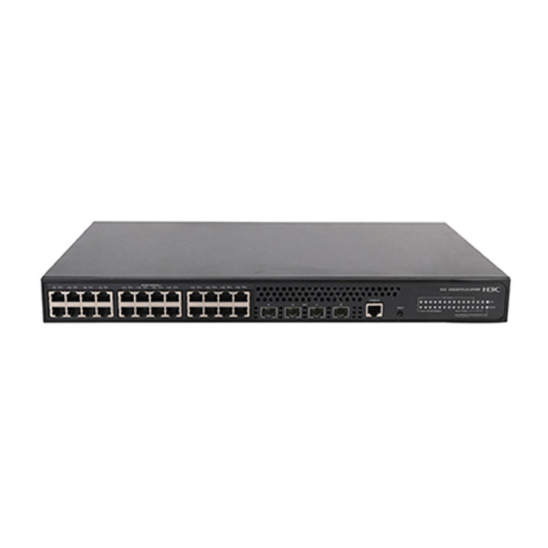 S5024PV5-EI-PWR, H3C S5024PV5 Series Switch, 24xGE PoE/4xSFP/Web Management