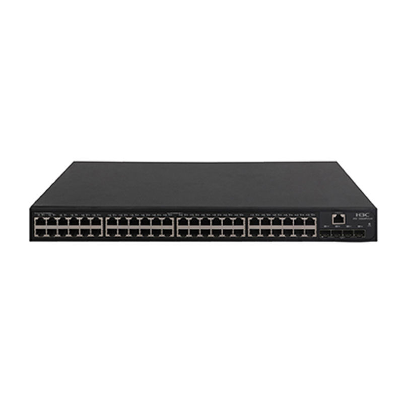 S5048PV5-EI-PWR, H3C S5048PV5 Series Switch, 48xGE PoE/4xGE SFP/370W PoE
