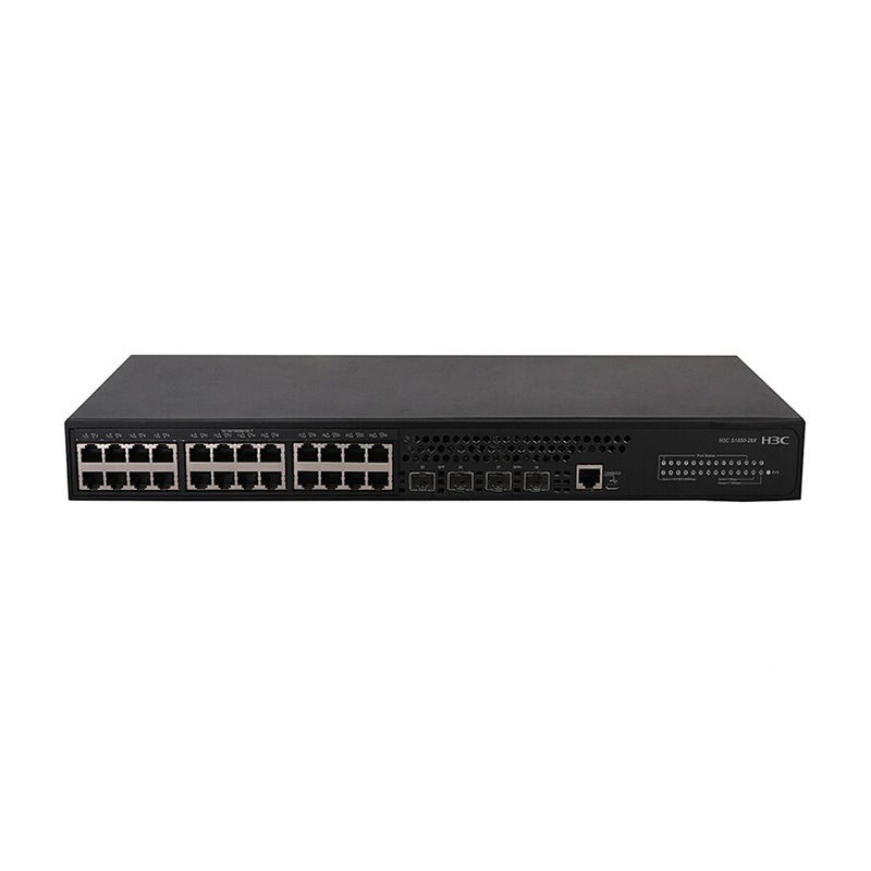 S5130S-28P-EI, H3C S5130S Switch, 24xGE RJ45/4xGE SFP/AC Power
