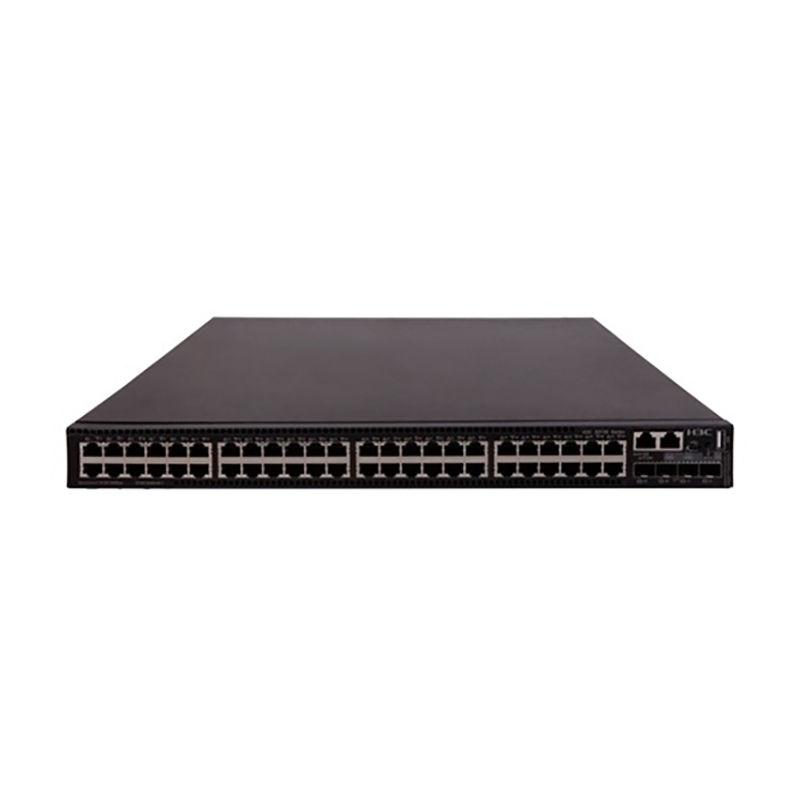S5130S-52S-PWR-HI, H3C S5130S Switch, 48xGE PoE+ ports/4x10G SFP+/Dual PSU slots