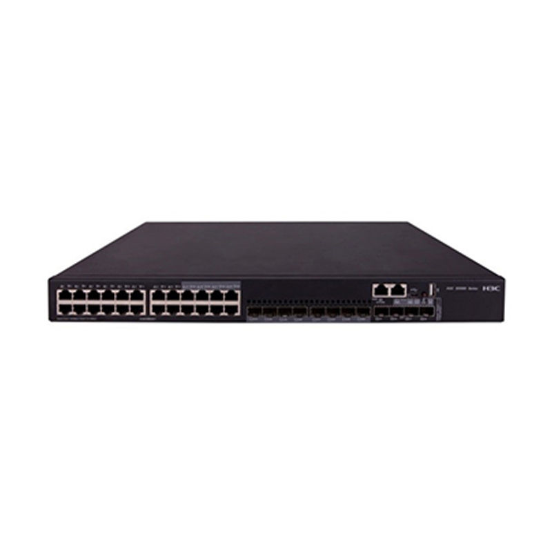 S5560X-30F-EI, H3C S5560X Switch, 24 SFP/4 SFP+/2 power slots