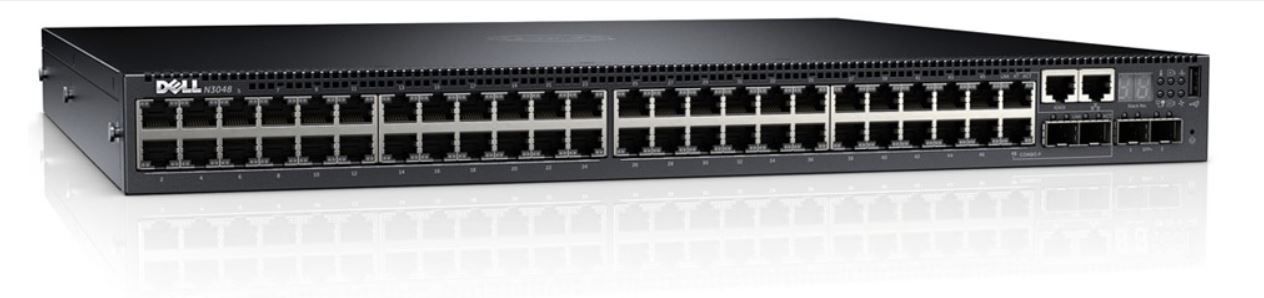 H4JYY - Dell 48-Ports PoE+ RJ-45 2-Ports SFP+ L3 Network Switch