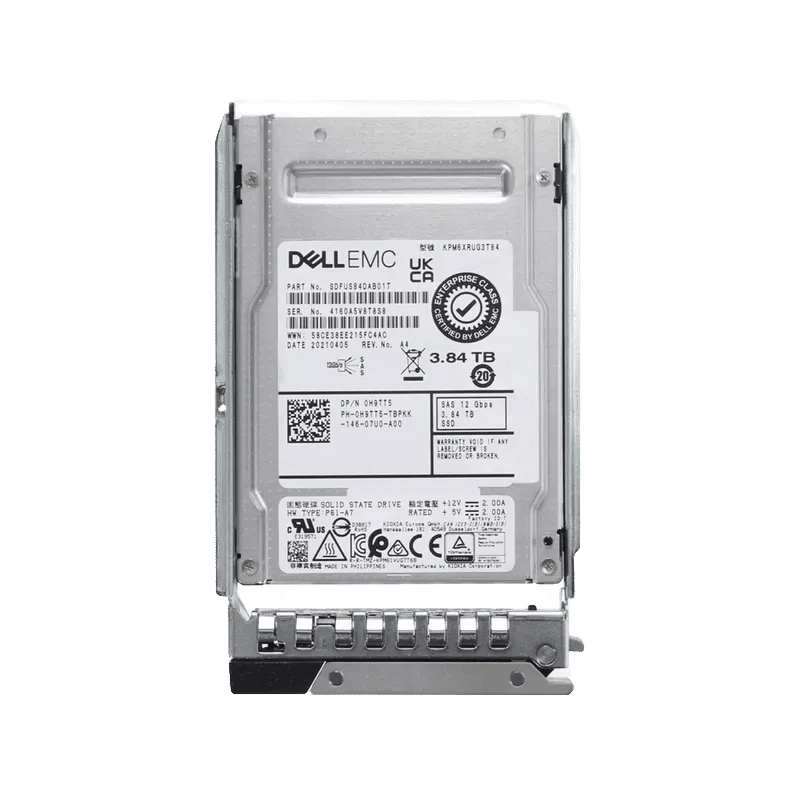 H9TT5 - Dell 3.84TB SAS Triple-Level Cell SFF 2.5" Solid State Drive