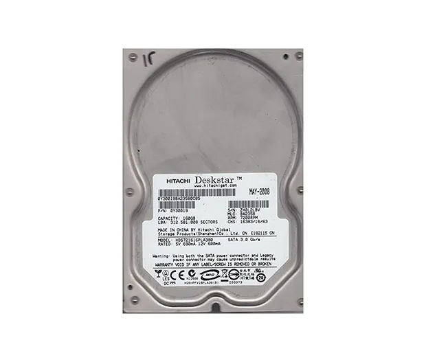 HDS721616PLA380 - Hitachi 160GB 7200RPM SATA 3Gb/s 3.5-in Hard Drive