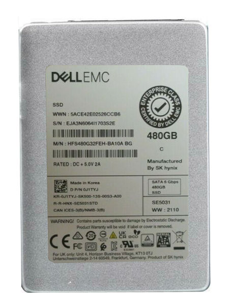 HFS480G32FEH-BA10A - Hynix SE5031 480GB 6Gb/s SATA SFF 2.5-Inch MU SSD