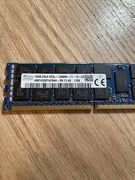 HMT42GR7AFR4A-PBT3-AD - Hynix 16GB PC3-12800 DDR3-1600MHz ECC Registered CL11 RDIMM 1.35V Dual-Rank Memory Module