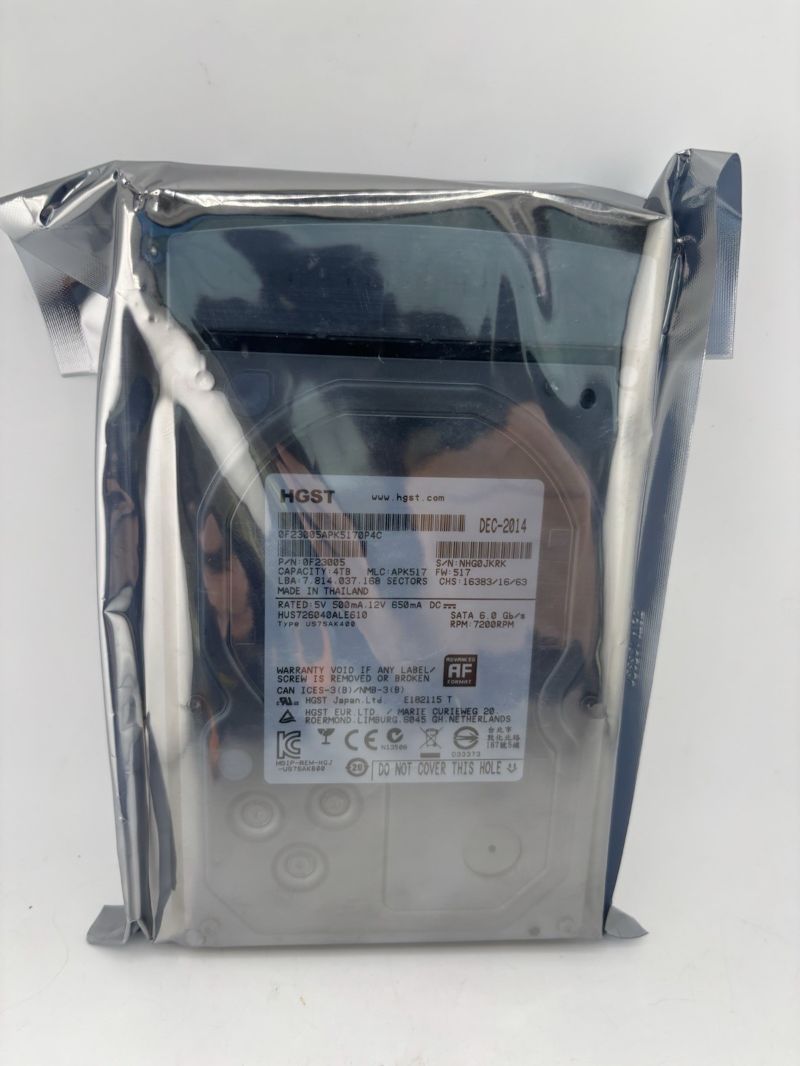 HGST Ultrastar 7K6000 4TB SATA 6Gb/s 3.5-Inch Enterprise Hard Drive HUS726040ALE610
