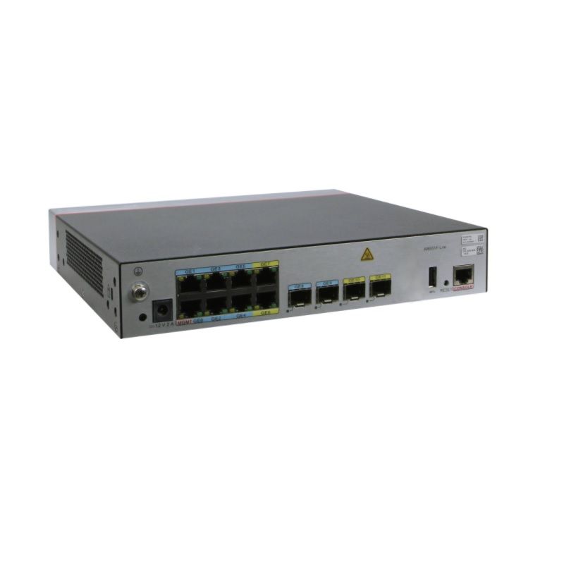 AR651F-Lite, Huawei AR650 Series Router, 8GE (RJ45)/4GE SFP/1GB Memory