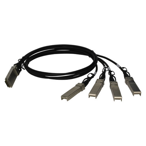 QSFP-4SFP10G-CU3M, Huawei High Speed Direct-attach Cable, QSFP+ to 4SFP+ 10G/3m/Indoor Use