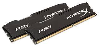 Kingston HyperX Fury 16GB Kit DDR3-1866MHz Memory HX318C10FBK2/16