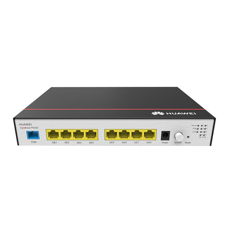 OptiXstar P603E, Huawei OptiXstar Series ONU, 8GE Ports, GPON Uplink, 220x150x35mm