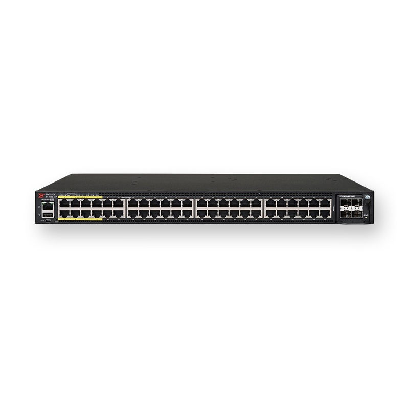 ICX7150-48P-4X1G, Ruckus ICX7150 Switch, 48x1G PoE+/4xSFP/Managed/Rack-mountable