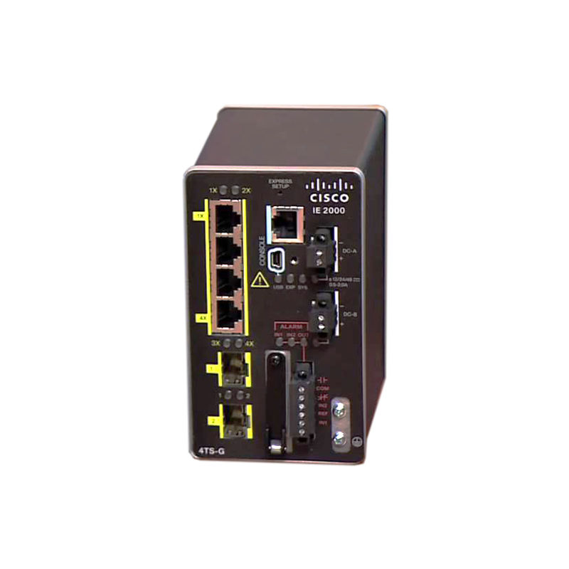 IE-2000-4TS-G-B, Cisco IE2000 Switch, 4xFE/2xSFP/No PSU