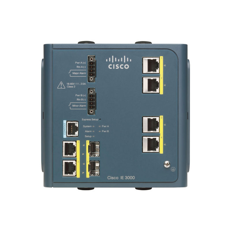 IE-3000-4TC-E, Cisco IE3000 Switch, 4xFE/Layer 3/Compact size