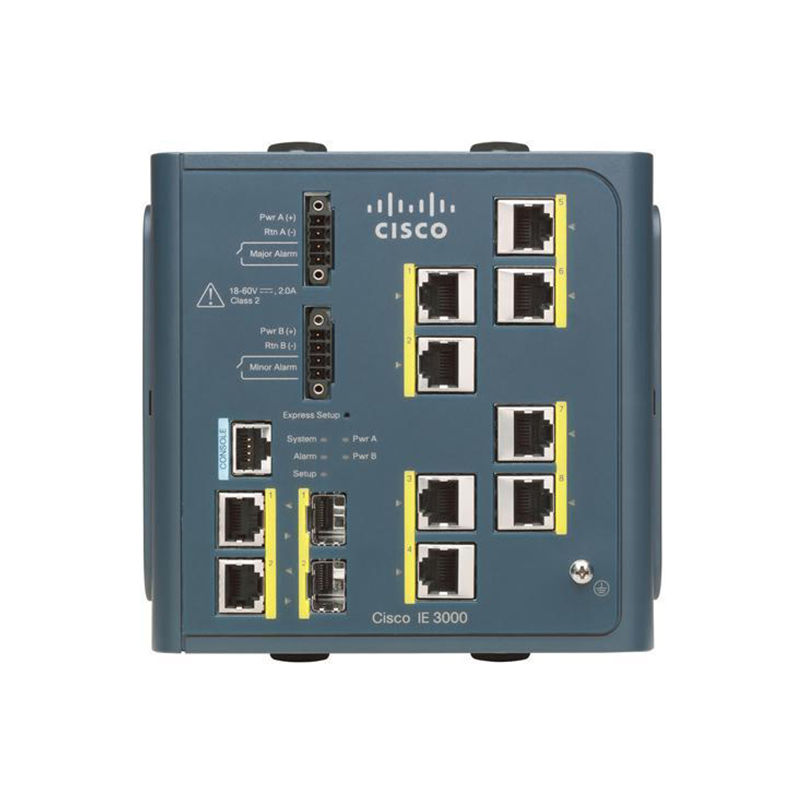 IE-3000-8TC-E, Cisco IE 3000 Switch, 8xFE/Layer 3/Compact size