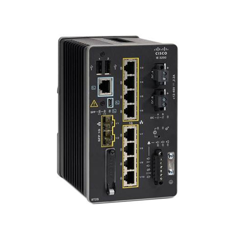 IE-3200-8T2S-E, Cisco Catalyst IE3200 Switch, 8xGE/2xSFP/NE
