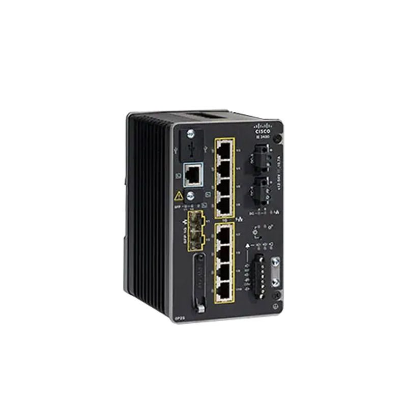 IE-3400-8P2S-E, Cisco Catalyst IE3400 Switch, 8xGE PoE+/2xGE SFP/Adv Modular