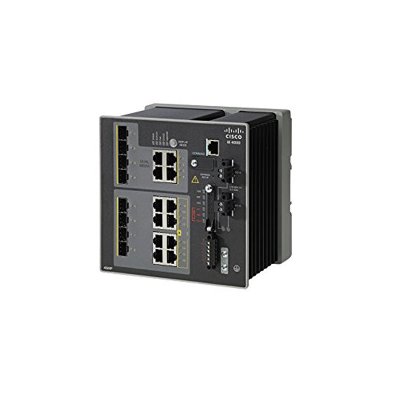 IE-4000-4GS8GP4G-E, Cisco IE 4000 Industrial Switch, 4xSFP 1G/8x1G PoE/4x1G Combo