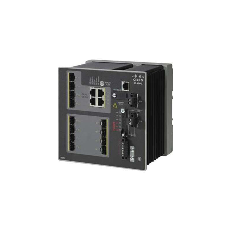 IE-4000-8S4G-E, Cisco IE4000 Switch, 8x100M SFP/4x1G Combo/LAN Base