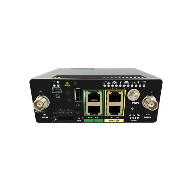 IR809G-LTE-NA-K9, Cisco 809 Industrial Router, 4G/LTE Multimode, ATT/Canada, Industrial Grade