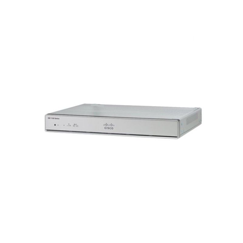 ISR1100-6G, Cisco ISR1100 Router, 4GE LAN/WAN/2SFP/4GB RAM