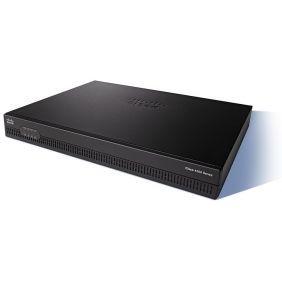 ISR4321-V/K9, Cisco ISR4321 Router, 100Mbps throughput/2 WAN-LAN ports/1 SFP port