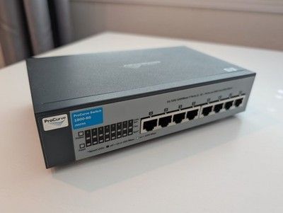 HP ProCurve 1800-8G 8-Port Managed Gigabit Ethernet Switch J9029A#ABA