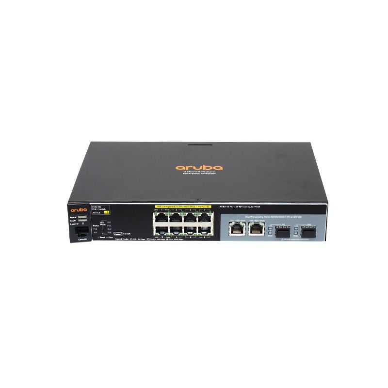 J9774A, Aruba 2530 Switch, 8xGE PoE+/Fanless/Layer 2