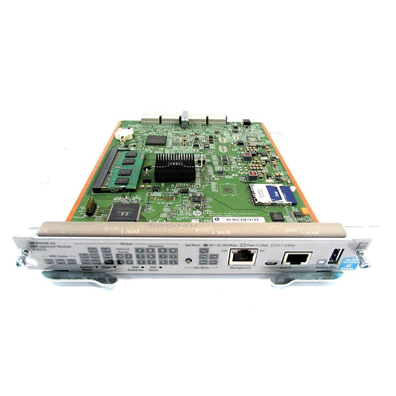 J9827A, Aruba HP 5400R zl2 Switch Management Module, Hot-swappable, Redundant management, Plug-and-play