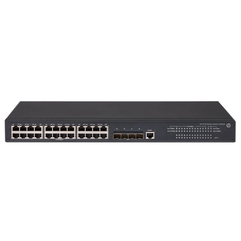 JG932A, HPE 5130 Switch, 24xGE/4x10GE SFP+/EI