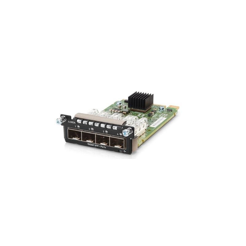 JL083A, Aruba 3810M Switch Module, 4xSFP+ 10GE ports