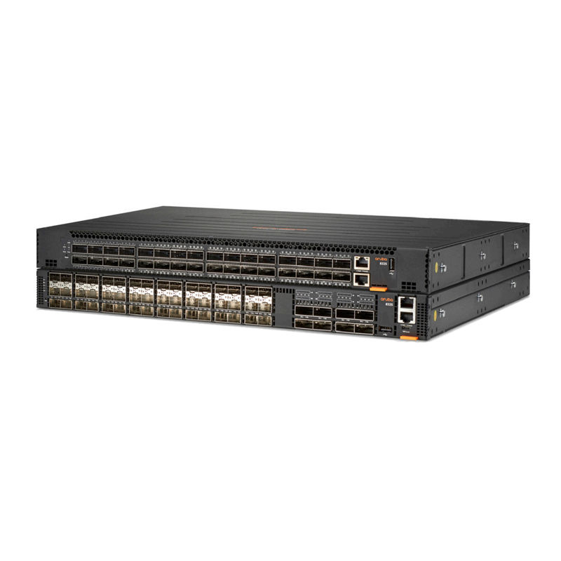 JL625A, Aruba 8325 Switch, 48x25G SFP+/8x100G QSFP+/6 Fans & 2 PSU