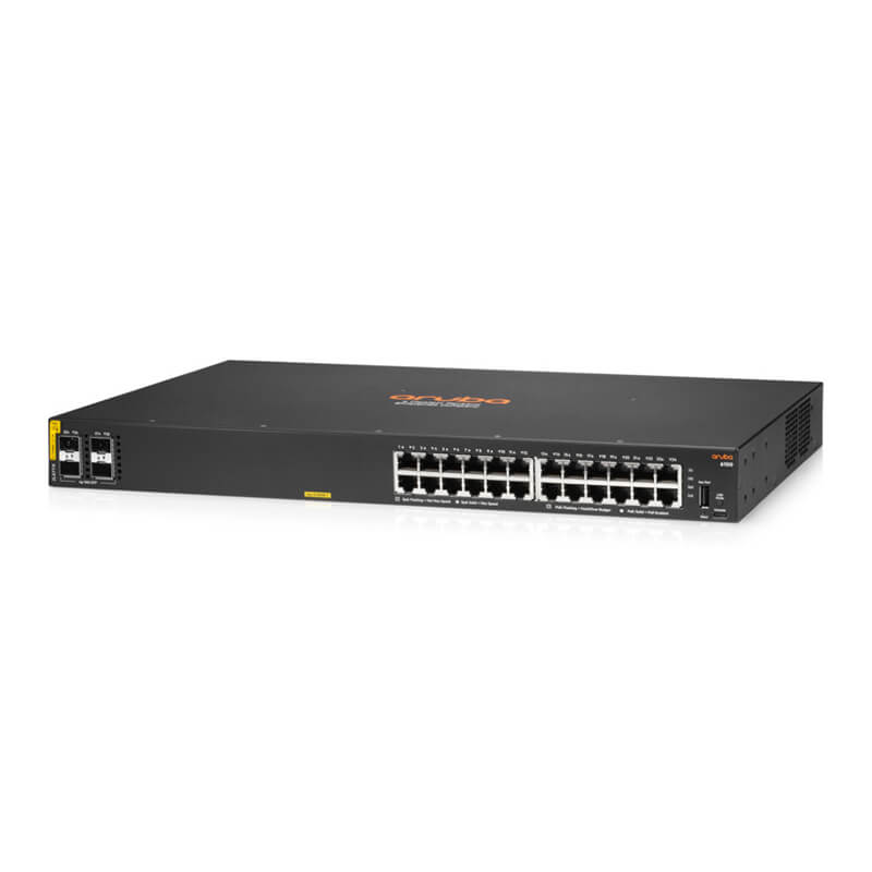 JL677A, Aruba 6100 Switch, 24xGE/4xSFP+/Layer 2