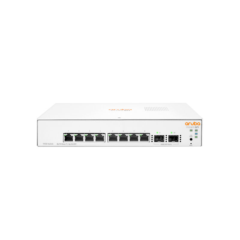 JL680A, Aruba Instant On 1930 Switch, 8xGE/2xSFP/Desktop/No Fan