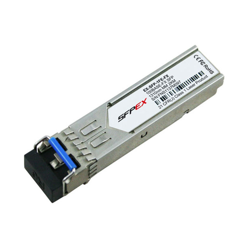 EX-SFP-1FE-FX, Juniper EX Series SFP, 100BASE-FX MMF/2km/Extended Temp