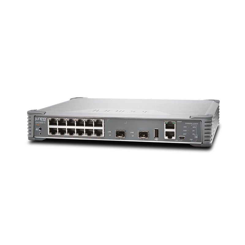 EX2300-C-12T, Juniper EX2300 Switch, 12xGE/2x10GE SFP+/Fanless