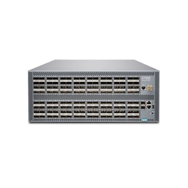 QFX5220-128C-AFO, Juniper QFX5220 Switch, 128x100G ports/Dual AC PSU/AFO
