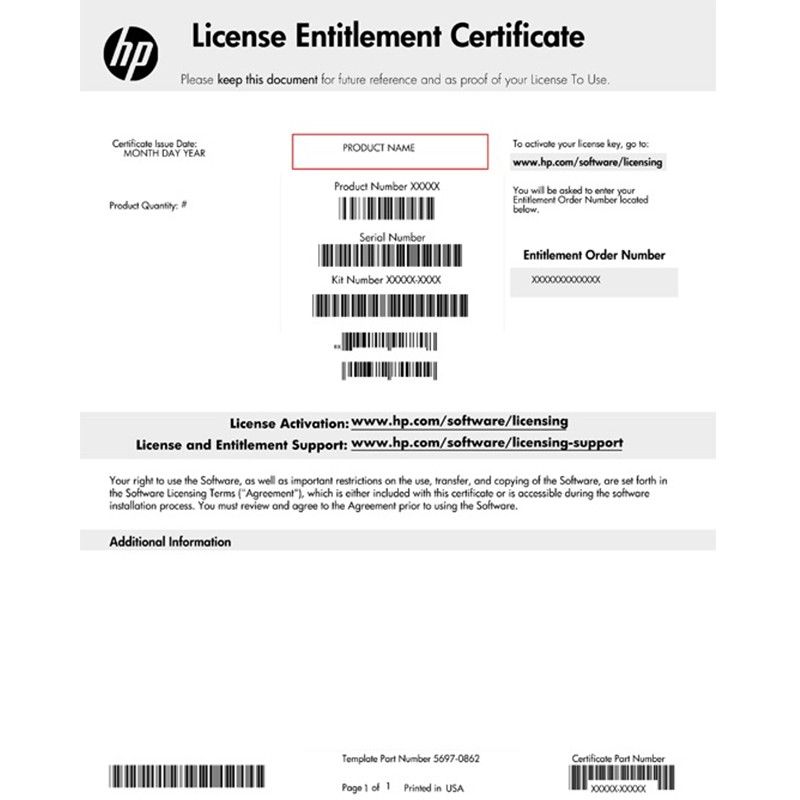 JW546AAE, Aruba Airwave License, 1 Device License/E-LTU/With RAPIDS & VisualRF