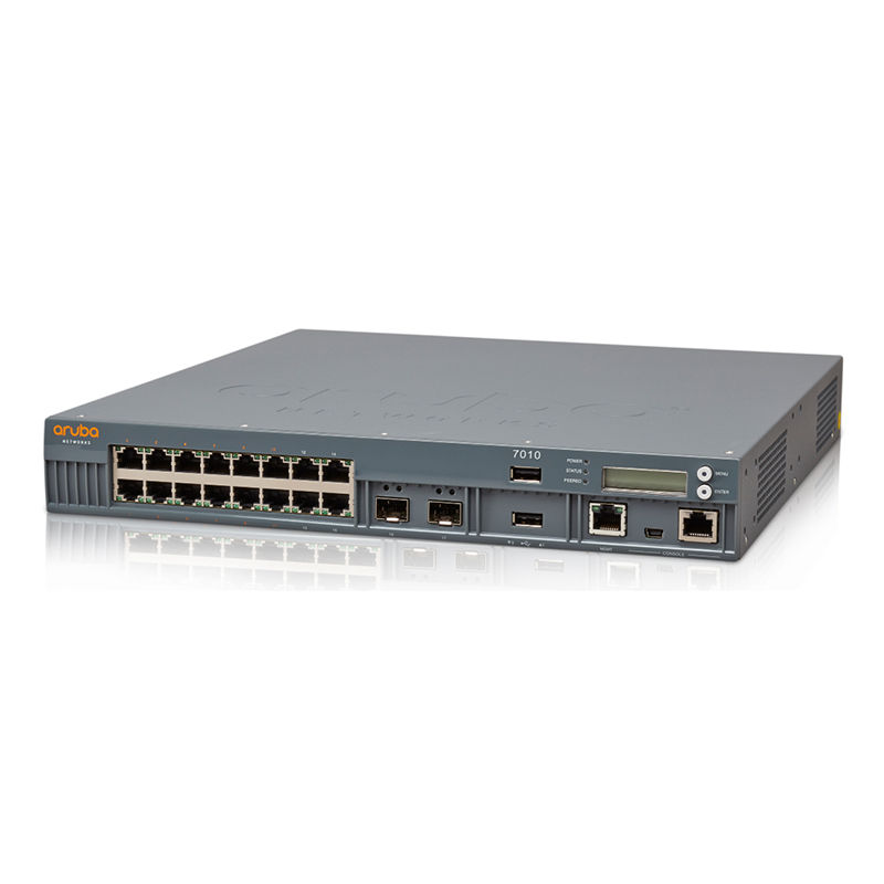 JW679A, Aruba 7010 Controller, 16xPoE+ Ports/32 APs/2K Clients