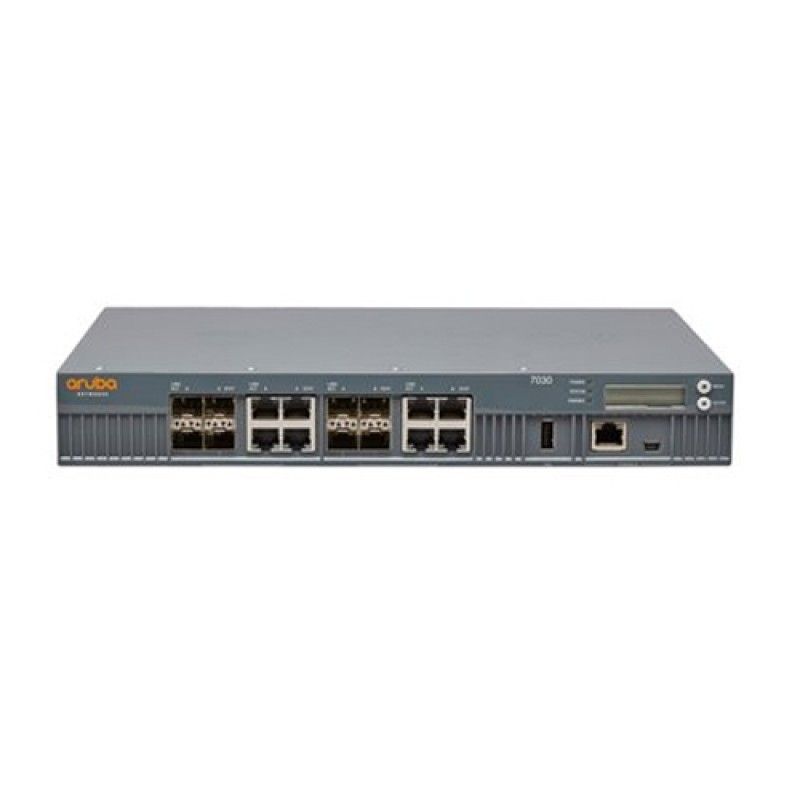 JW686A, Aruba 7030 Branch Controller, 64 APs supported/Branch deployment/No fan & PSU