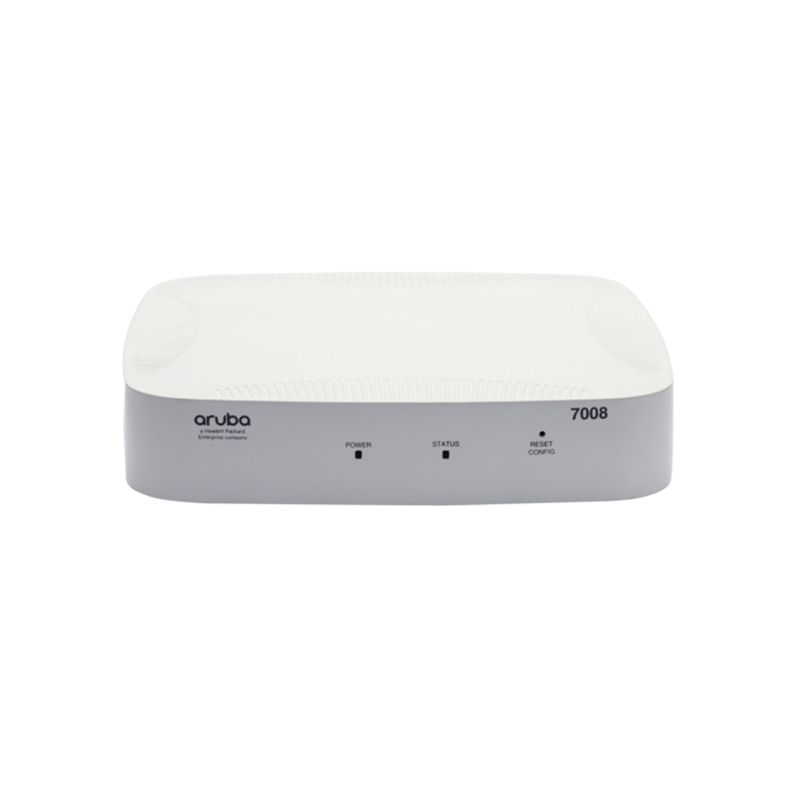 JX927A, Aruba 7008 Branch Controller, 16 AP support/RW version/No fan module