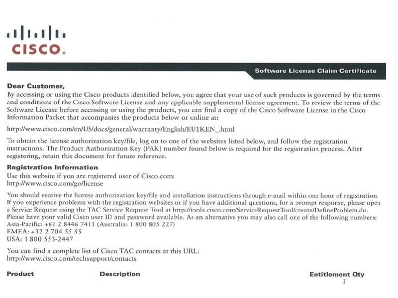 L-ASA5508-TAMC-3PR, Cisco ASA5508 License, FirePOWER IPS/AMP/URL/3YR Subs