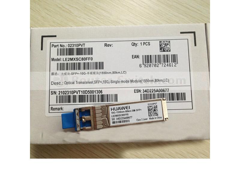 LE2MXSC80FF0, Huawei LE2MXSC80FF0 SFP+ Optical Transceiver, 10GBase-ZR/1550nm/80km