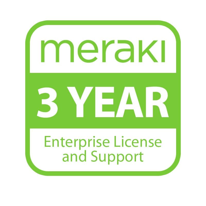 LIC-MX65-ENT-3YR, Cisco Meraki License, 3 year Enterprise, Support included, For MX65