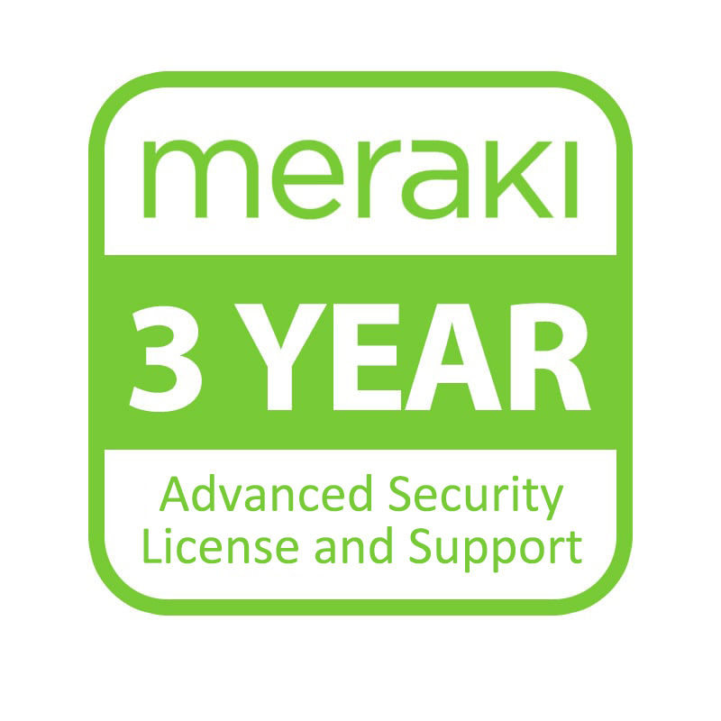 LIC-MX84-SEC-3YR, Cisco Meraki MX84 License, 3 year license/Advanced Security/Support