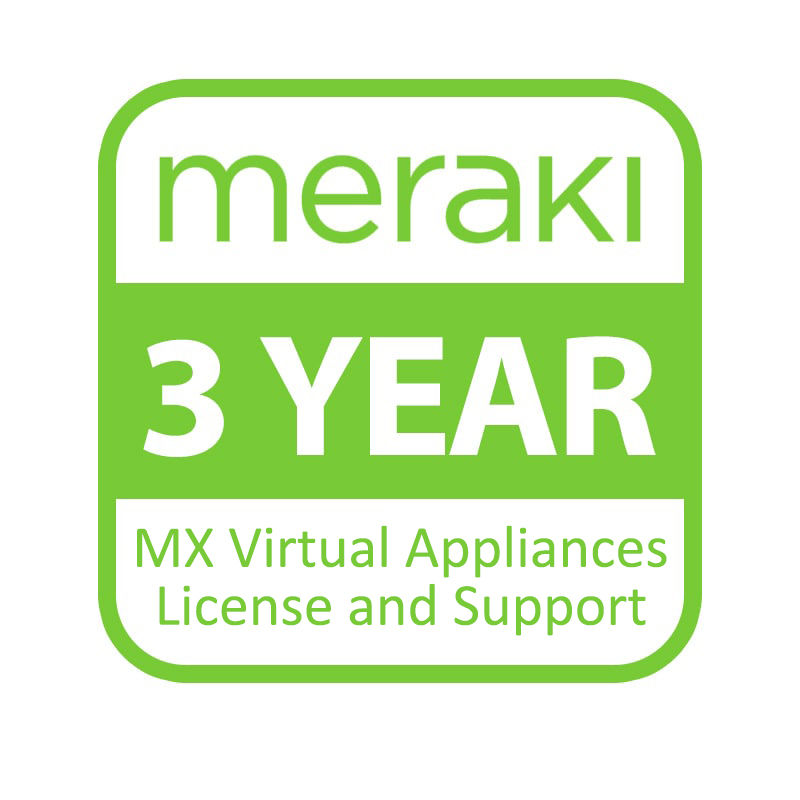 LIC-VMX100-3YR, Cisco Meraki vMX100 License, 3 year validity/License & Support/Cloud managed