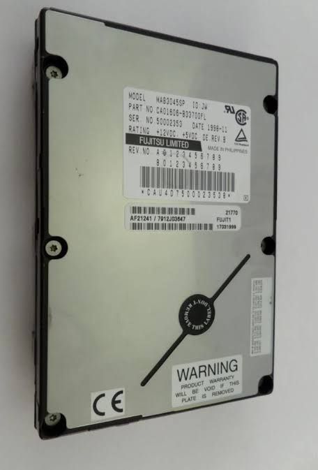 Fujitsu MAB3045SP 4.5GB 7200RPM Ultra Wide SCSI 68-Pin 3.5" HDD