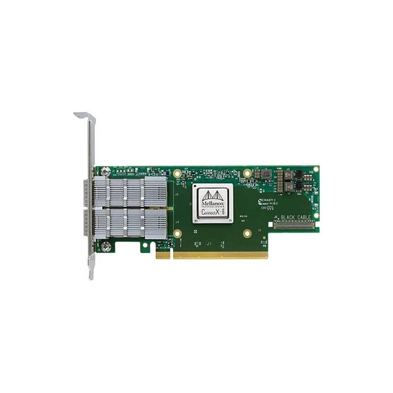 MCX653105A-HDAT-SP, NVIDIA Mellanox ConnectX-6 VPI Network Adapter, 200Gb/s HDR IB/200GbE/QSFP56/PCIe4.0 x16