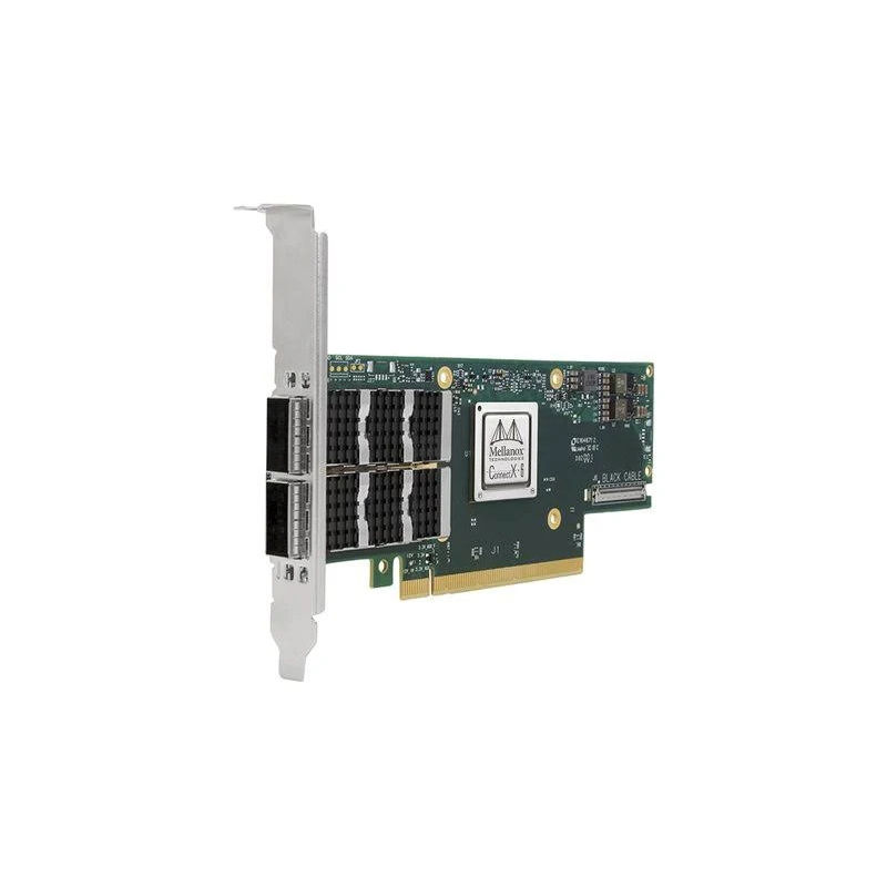 MCX653106A-ECAT-SP, NVIDIA Mellanox ConnectX-6 VPI Adapter Card, 2x100Gb/s QSFP56/PCIe4.0 x16/Tall Bracket